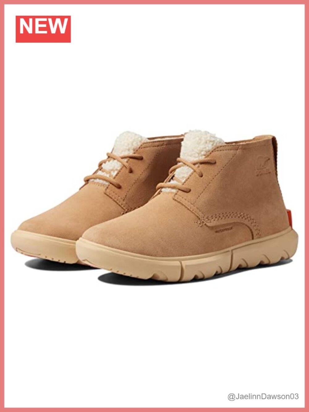 Waterproof Leather Lace-Up Winter Snow Boots Women's Round Toe Low-Top